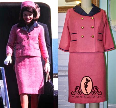 bloodstains on jackie kennedy pink chanel suit|jackie kennedy white suit.